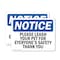 Signmission Please Leash Your Pet For Everyone's Safety, 10 in W x Rectangle, Plastic OS-2PACK-NS-P-710-L-17502 - alternate 1